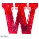 Letra Led 17 Cm Decorativa Luz Con Entrada Usb O Pila Aaa 5