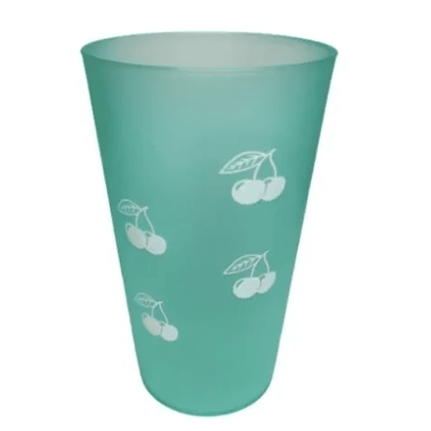 Set 12 Vasos Plásticos Resistentes Reutilizables Palma