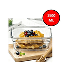 Taper Tupper Hermético Vidrio Comida 1.500ml 5