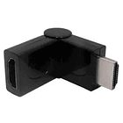 Adaptador Copla Hdmi Angulo En 90 Y 180 Grados 2