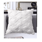 Funda De Cojines Medida 40x40 Cm Blanco 1