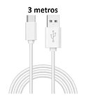 Cable Tipo C 3 Metros Carga Rapida Y Datos 1