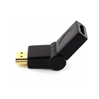 Pack X2 Adaptador Unión Copla De Cable Hdmi L 90° Y 180° 3