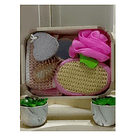 Set De Esponjas Exfoliantes Para El Cuerpo En La Ducha, Baño  3