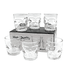 Vaso Shot Tequilero Calavera Vidrio Set 6 Pcs 65ml 5