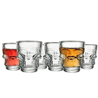 Vaso Shot Tequilero Calavera Vidrio Set 6 Pcs 65ml 6