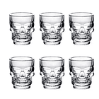 Vaso Shot Tequilero Calavera Vidrio Set 6 Pcs 65ml 7
