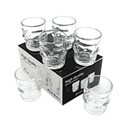 Vaso Shot Tequilero Calavera Vidrio Set 6 Pcs 65ml 8