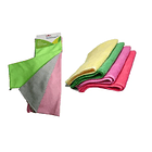 Pack 3 Paño Limpieza Hogar Auto Microfibra 30*30cm Colores 4