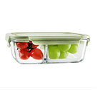 Set 3 Taper Fuente Vidrio Hermética Horno Refri Micro VERDE 2