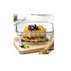 Set 3 Tupper Herméticos De Vidrio Para Comida Taper Comida 3