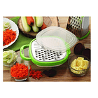 Rallador De Verduras O Queso 3 En 1 Plastico Con Envase Color Varios 2