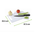 Tabla De Cortar Y Picar De Cocina Plástico 37.5x23.5x0,6cm 2