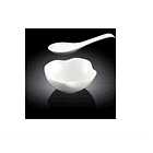 Juego De 2 Cucharas Cerámica Porcelana + 2 Taza De Crema 3