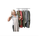 Ganchos Colgador Ropa 10 Unidades Negro 2