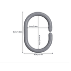 Cortina De Baño Lavable Tela Poliestér 180*180cm Impermeable 2