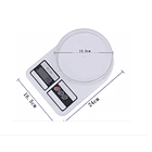 Balanza Pesa Digital Para Cocina Comercio 0 A 10kg 4