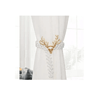 2 Sujetador De Cortina Decorativo Hogar Accesorios Perla 2