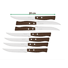 Set 12 Cuchillos Mesa Con Diente Y Mago De Madera 4