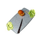 Tabla Cortar Plastica Profesional Diseño De Granito 1