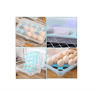 Organizador De Huevos, Caja Para 15 Unidades Huevera 5