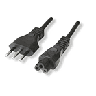 Cable Fuente Poder Tipo Trebol Pc Cargador 1.5mt 1