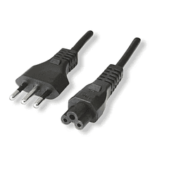 Cable Fuente Poder Tipo Trebol Pc Cargador 1.5mt