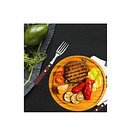 Set 12 Tenedores Acero Inoxidable Cubiertos Madera Asados 2