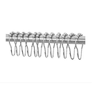 Kit De 12 Ganchos De Acero Inoxidable Para Cortinas De Baño 1
