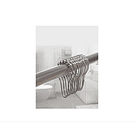 Kit De 12 Ganchos De Acero Inoxidable Para Cortinas De Baño 3