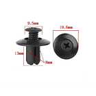 Kit 20 Clips De Sujetador Remaches Para Coche Con Rizador 7