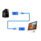 Adaptador Extensor Hdmi A Rj45 Ethernet Conector Hdmi Cat 5e 1