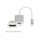 Adaptador Cable Divisor Compatible 3.1 Usb C Tipo C A Hdmi  2