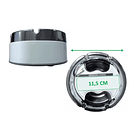 Cenicero Redondo Metalico De Cuatro Puestos Calidad 3