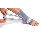 Tobillera De Compresión Ajustable Con Banda Elástica GRIS 6