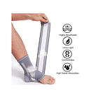 Tobillera De Compresión Ajustable Con Banda Elástica GRIS 7