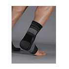 Tobillera De Compresión Ajustable Con Banda Elástica Negra. 3