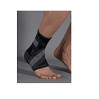 Tobillera De Compresión Ajustable Con Banda Elástica Negra. 6