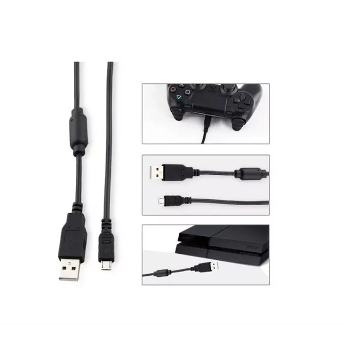 Cable De Carga Para Control Joystick De Ps4