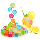 Pack 20 Cubos De Hielo Reutilizables De Plástico 3
