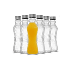 Botella Agua Diseño Vidrio Y Tapa Rosca 1000ml Hermética 4