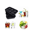 Cubeta De Hielo Silicona Redondo Whisky Tragos Coctel 5