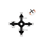 Llave Mandril 4 En 1 Taladro Multifunción Cuatro En Uno 7