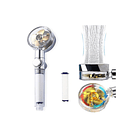 Mango Cabezal Ducha Hélice Turbo Alta Presión Con Filtro 1