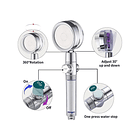 Mango Cabezal Ducha Hélice Turbo Alta Presión Con Filtro 8