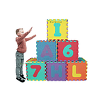 Pack 10 Juego De Alfombrillas Estera De Letras Rompecabezas  4