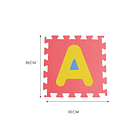 Pack 10 Juego De Alfombrillas Estera De Letras Rompecabezas  9