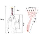 Set 2 Masajeadores De Cabeza Capilar Relajación Anti Estres. 10