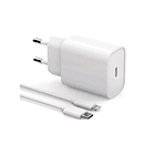 Cargador Adaptador Cabezal 25w Carga Rápida Más Cable Ip 4