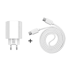 Cargador Adaptador Cabezal 25w Carga Rápida Más Cable C 3